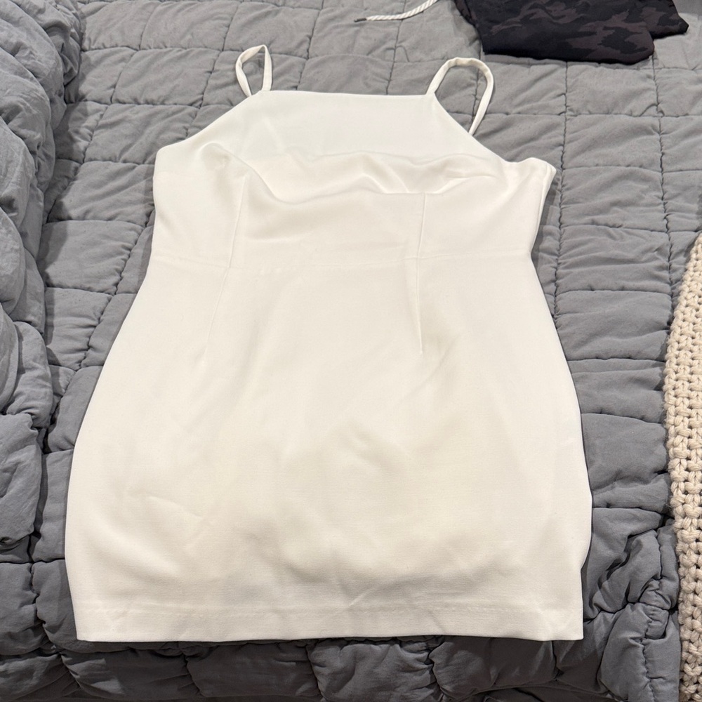 French Connection Ivory Spaghetti strap dress
